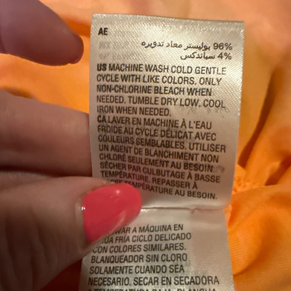 Women's Ideology Orange Melon Sorbet Tank Top Plus Size 1X - Picture 7 of 9